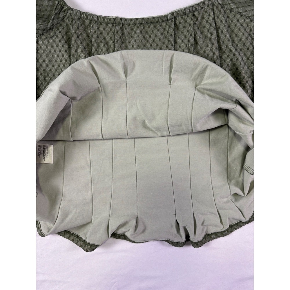 Anthropologie Puffed Cap Sleeve Corset Top XL Pleated Romantic Peasant Ren Fair - Picture 8 of 8